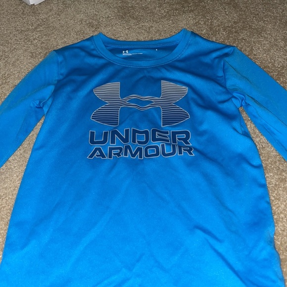 Under Armour Blue tech shirt small 5 - Picture 2 of 3